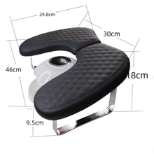 1 Peça Descanso de Braço em Formato de U para Manicure, Apoio para Mão, Almofada Suporte para Unhas em Formato de U, Ferramenta de Arte de Unhas, Suprimentos para Unhas com Textura Delicada e Suave, Inodoro