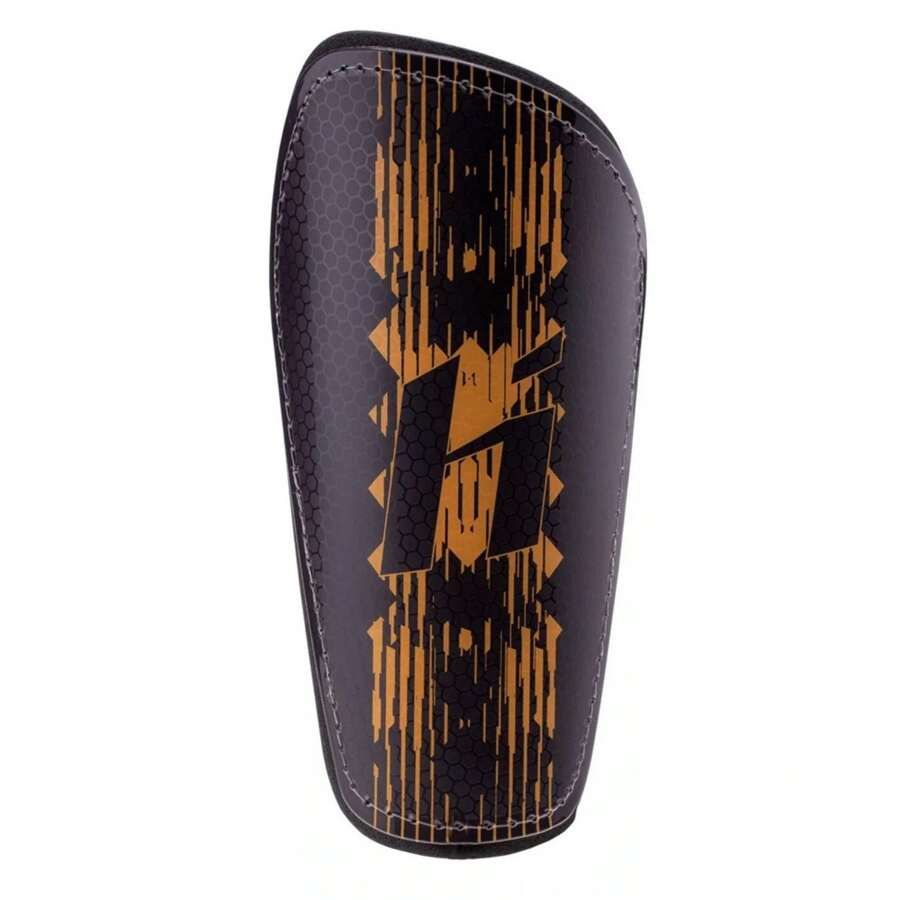 Huari Mens Edson Shin Guards (Black/Gold) - Black - View 1