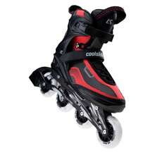 Coolslide Mens Roma Inline Roller Skates (Black/Very Red)