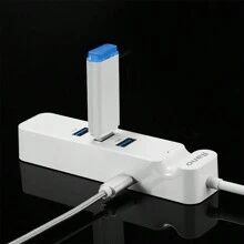 Llano Type-C 转 VGA 转换器 Type C 转 USB3.0 HUB 兼容 Macbook 12/New Pro 充电功能 - 白色 - 查看 6