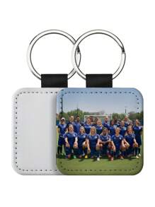 1 Peça Chaveiro de Impressão por Transferência Térmica Dupla Face, Personalizável com Design Pessoal, Logo, Forma Geométrica (Círculo, Quadrado, Retângulo, Coração), Adequado para Presentes, Amigos, Equipes, Casamentos