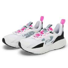 Under Armour UA HOVR Mega 2 MVMNT 3026629-100 Unisex Running/Training Casual Shoes - White/Black - View 3