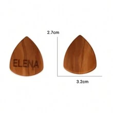 Custom Wooden Guitar Picks ,Personalized Guitar Pick ,Wood Guitar Plectrum ,Music Gift For Guitarist Musician - Multicolor - View 3