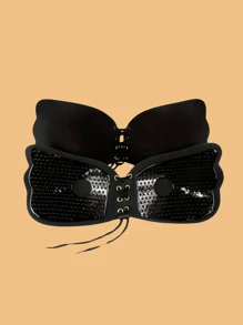 3 对不同形状隐形自粘式胸罩内衣配件，露背聚拢胸罩，可重复使用硅胶罩，乳头胸罩 - 彩色 - 查看 20