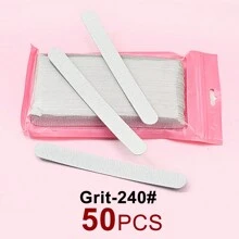 50片可替换砂纸指甲锉，可重复使用且可清洗，100/180/240目（不锈钢底座需另购） - 淺灰色 - 查看 13