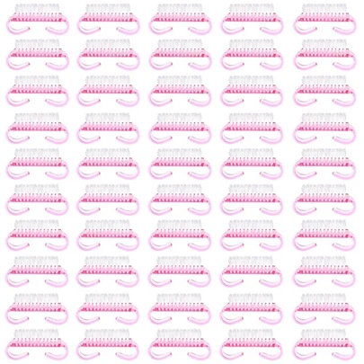 指甲刷除尘刷半透明除尘刷指甲清洁刷塑料刷套装