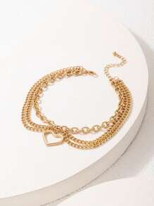 imoli 1pc Adjustable Starfish Anklet (Chain Length Can Be Customized) - 20014-love - View 4