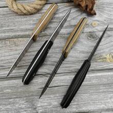 3.94-Inch Full Handle Outdoor Survival Equipment, Wilderness Straight Knife Hiking Camping EDC Tool Kydex Sheath G10 And Linen Handle Optional - Total Length: 21.0cm Blade Length: 10.0cm Handle Length: 11.0cm - View 3