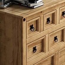 Vida Designs Corona Merchant Chest Of Drawers 9 Drawer Solid Pine Wood - Merchant Chest Of Drawers - View 6