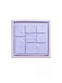 1pc High-Quality Creative Eyeshadow Palette Series Notepad, Colorful Note Pages With Index Stickers Back To School