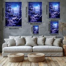 1pc Large Framed Wall Art Decor - Abstract, Impressionism, Naturalism Realism Artistic Style-For Bedroom, Bathroom, Office- Theme - 彩色 - 查看 3