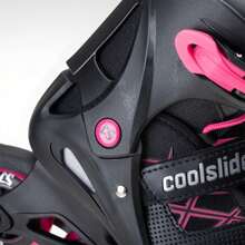 Coolslide Girls Nachos Inline Roller Skates (Black/Raspberry Rose) - Black - View 5