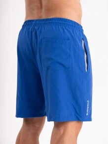 Type One Kit 2 Men's Tactel Sports Shorts Tactel Bermuda Shorts With Elastane Summer Running - 長春花藍 - 查看 5