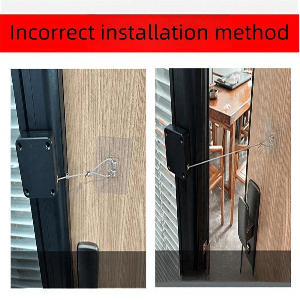Self-Adhesive Automatic Hydraulic Door Closer, Quiet Close Door Damper ...