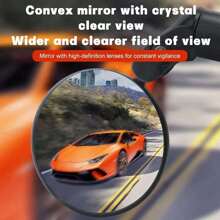 1 para obrotowych lusterek wstecznych do kierownicy roweru górskiego/szosowego 360°, wypukłych o wysokiej rozdzielczości i szerokim kącie widzenia