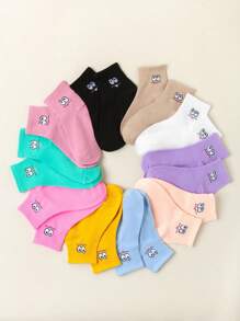 10 Pairs Of Cute Big Eye Children's Socks, Daily Wear, And Versatile - Multicolor - View 3