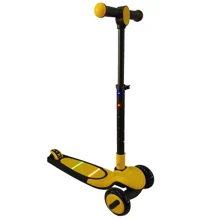 Patinete Infantil dobrável com Led 3 rodas até 50Kg Dream Light Azul