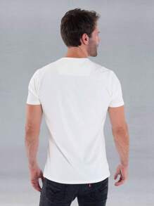 Technological T-Shirt Modal Basic Men's T-Shirt Anti-Odor Wrinkle-Free - Blanco - Ver 3