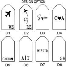 Etiqueta personalizada de equipaje, etiquetas de equipaje personalizadas, set de viaje, regalo de dama de honor, regalo para ella, boda de destino, funda de pasaporte, portapassaporte, etiqueta de equipaje, etiquetas de equipaje personalizadas para maletas, etiquetas de equipaje para maletas