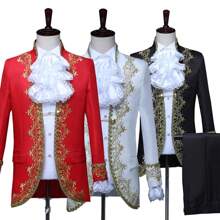 Set de jabot și manșete din satin cu volane, detașabil pentru adulți