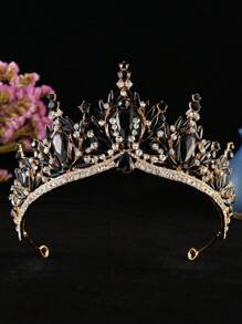 1 Peça Tiara de Noiva Premium com Strass, Adequada para Uso em Casamento, Festa, Aniversário de Mulheres