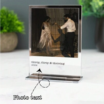 Custom Photo Plaque For Newlyweds Essential Gift For Newlyweds Symbol Of Love Family Photo The Perfect Gift For Friends Good Sisters Winter Hot Gifts Birthday Graduation