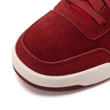 Puma Caracal SD 休閒鞋男鞋女鞋 復古低筒板鞋保暖運動鞋紅色鞋370304-25 - 大紅色-煙灰色-金色 - 查看 4