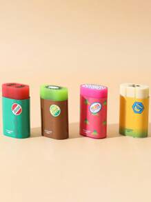 TOCHAIN 1 件/2 件/4 件随机水果形状橡皮擦，创意文具可爱设计干净橡皮擦，有趣的办公用品，可爱的小水果橡皮擦，送给学生的完美礼物，办公用品，毕业，返校，生日，返校季节礼物，教师用品，圣经学习用品 - 彩色 - 查看 6