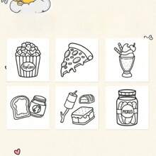 Food Drink & Sweets: Coloring Book For Students And Teenagers, Bold And Easy, Simple And Big Designs For Relaxation Featuring A Variety Of Foods, Drinks, Desserts And Fruits (Bold & Easy Coloring) Back To School,Mother's Day,Mom's Gift,Back To School,School Supplies