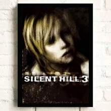 1 stuk wandkunstposters frameloos Silent Hill 1 2 3 spel filmposter kunst canvas schilderij wandkunst thriller spel foto's voor slaapkamer spelkamer muur woondecoratie