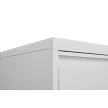 3 Drawer File Cabinet With Lock Metal Vertical File Storage Cabinet Office Home Steel Vertical File Cabinet For A4 Legal/Letter Size Narrow File Cabinet Locked,Assembly Required White Metal 3 Drawers