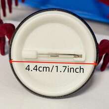 44mm 1.7inch Pins Broach DIY Buttons Snap-In Craft