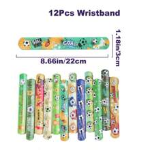 12 Stücke Partywellbänder mit Bauernhoftier-Design, PVC Armband, beliebte Geburtstagspartybevorzugungen, Partyzubehör, Bauernhoftier-thematische Partydekorationen, Baby-Shower Geschlechts-Enthüllungsparty Deko