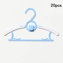 20pcs/10pcs/5pcs/1pc/Plastic Clothes Hangers, PP Material, To 18 Years Old, Sturdy With Hooks, Extendable, Suitable For Wardrobe Storage, Multi-Functional Bear Shaped Non-Slip Clotheshangers,Spring,Minimalist,Summer Topsstandard Hangers,Small Hangers,Hangers&Rackshangers,Organization And Storage,Closet Organization And Storageclothes Hanging Rack,Drying Rack For Clothesclothes Rack,Clothes Hanger,Clothing Rack - Multicolor - View 10