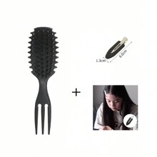 3 合 1 糖果卷发刷 - 温和顺滑造型梳，适合干湿卷发，减少拉扯分离，非常适合女性 - 彩色 - 查看 14