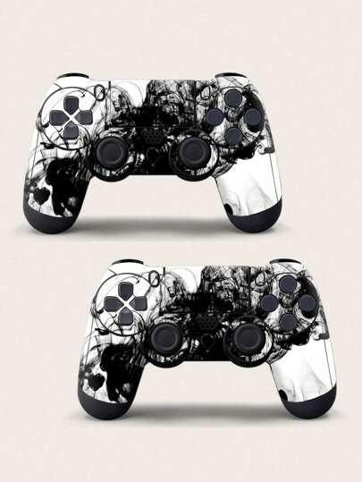 2 件/套蓝色火焰全手柄贴纸