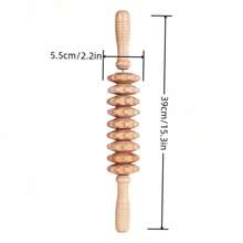 1pc New Wooden Therapy Massager Tool Set, Muscle Relaxation, Deep Tissue Point Acupressure Scraper