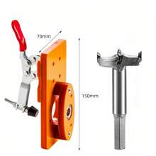 35mm Hinge Drill Guide Jig Set - Invisible Hole Punch Locator For Doors & Cabinets, Woodworking Tool Kit - Multicolor - View 8
