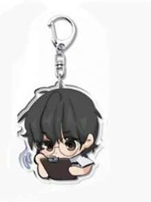 1/7 Pezzi Portachiavi in acrilico con ciondolo a forma di figura di "Lost In The Cloud Cirrus" di stile coreano, accessori per borse, portachiavi, gioielli, regali per fan, accessori per auto, ciondoli per zaini, stile gotico Y2K, portachiavi con porta-badge, regali di Natale per insegnanti, amici, sorelle - Multicolore - Visualizzare 14