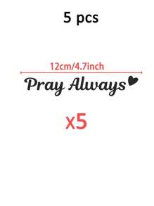 RandySticker Pray Always Mirror Decal, Car Decals For Women, Faith Mirror Decal, Cute Vinyl Decal, Christian Car Mirror Decal, Car Accessories,Stickers,Wall Decal, Vinyl Decal For Home Decorations,Spring Decoration Items Refresh Your Home,Rama Decoration Stickers Gifts Birthday Graduation