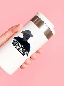2pcs "I Am Tired Of This Grandpa!" Funny Sticker, High Quality Vinyl Sticker Gift Suitable For Laptop, Water Bottle, Presents - Multicolor - View 5