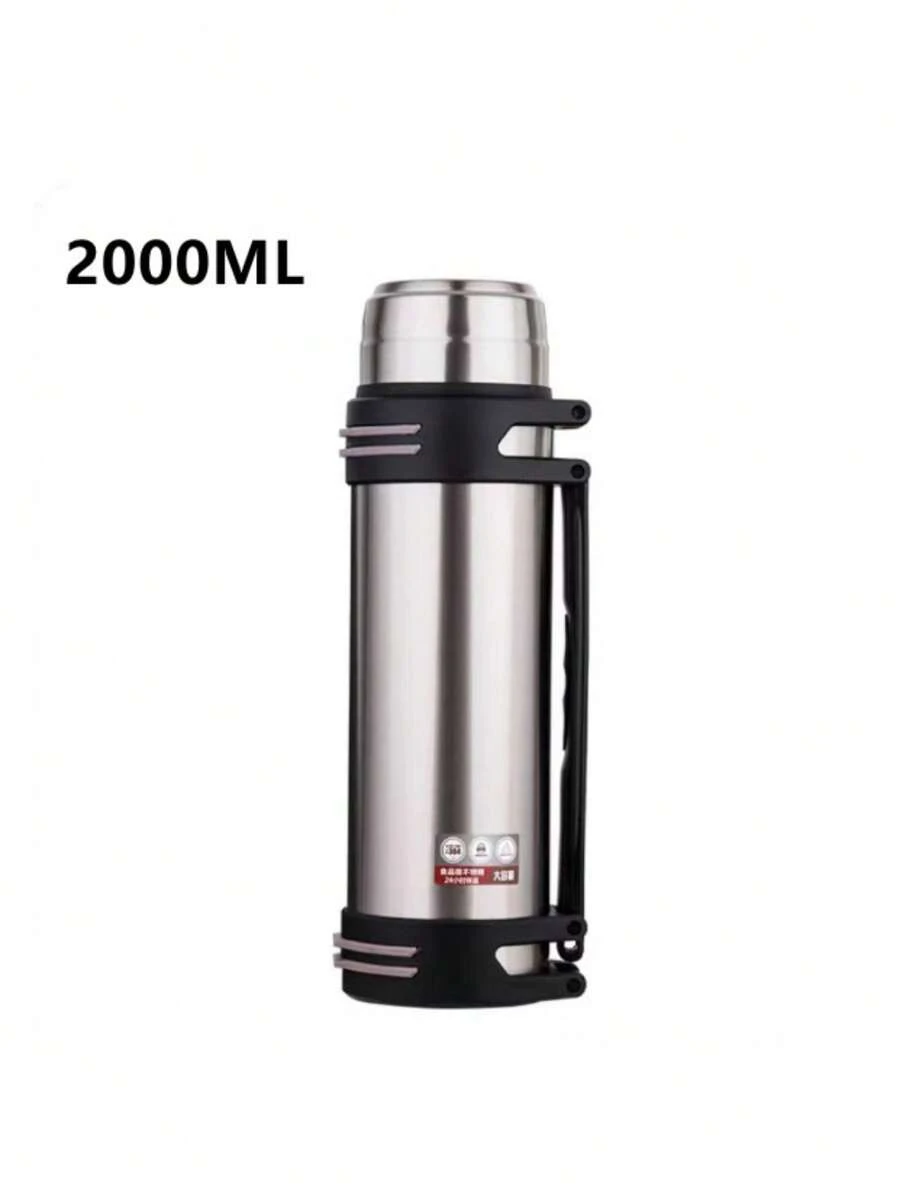 2.0 Liter Hot And Cold Thermal Bottle With Thermal Insulation And Stainless Steel Capacity - 銀色 - 查看 1
