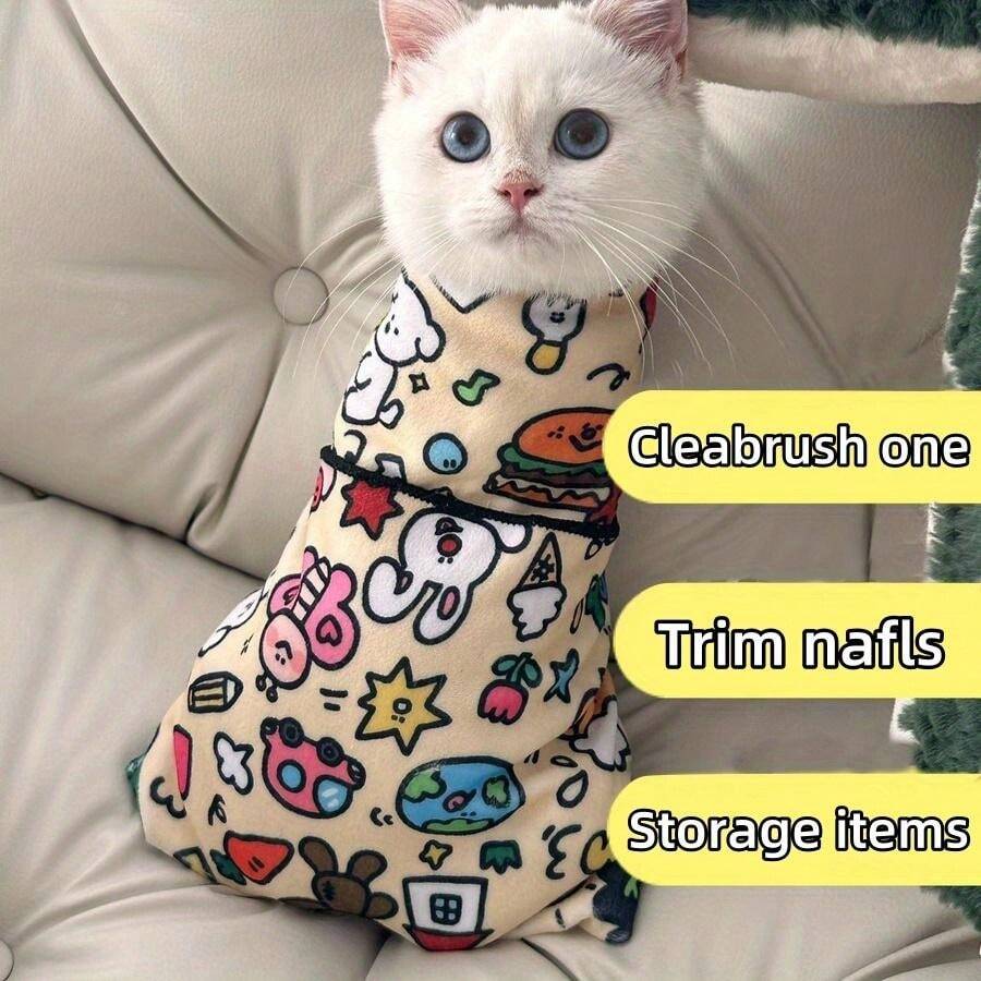 Pet Towel Bath Towel Absorbent Towel Cat Grooming Bag Anti Scratch 