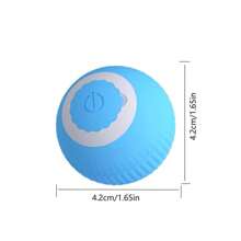 Interactive Cat Toy Balls, Automatic Smart Moving Cat Toy Self Play For Indoor Cats, Rechargeable Power Rolling Ball With LED Light For Kitten Kitty To Excercise Chase - Multicolor - View 4