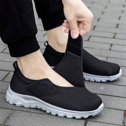 Diabetic Edema Shoes, Extra Wide & Soft-Sole Adjustable Strap Men's Footwear For Swollen Feet, Post-Surgery Recovery