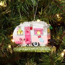 Camper Christmas Tree Ornament Pink - Wondershop™ - Red - View 2