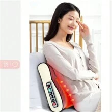 Masajeador multifuncional para el cuello y los hombros, una herramienta de amasado para la espalda y el escote del hogar, con múltiples funciones de masaje Adjustable Hot Compress (6 botones de masajes)