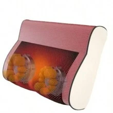 Masajeador multifuncional para el cuello y los hombros, una herramienta de amasado para la espalda y el escote del hogar, con múltiples funciones de masaje Adjustable Hot Compress (6 botones de masajes)