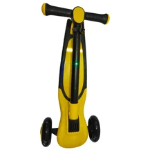 Patinete Infantil dobrável com Led 3 rodas até 50Kg Dream Light Azul