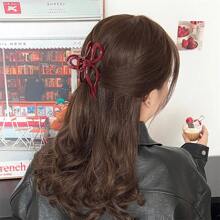 1 Stück/7 Stücke geometrisches Muster, lässig, niedlich, elegant, schick, Straßen-ABS (ABS-Harz) Damen Mode, einfache multifunktionale Schleife Wolke asymmetrische große Haarspange, geeignet für den täglichen Gebrauch: Zuhause, Schule, Strand, Büro, Party, Geburtstag, Weihnachten, Rückkehr zur Schule, modische Haarzubehör für alle Jahreszeiten, Schönheit Klammern, lässige Haarklammern für Herbst und Winter, für Urlaubsoutfits Frau